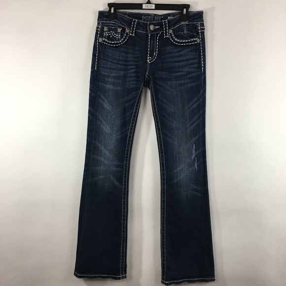 Miss Me Denim - Miss Me Jeans SZ 29 7/8 IRENE Boot Cut Dark C90
